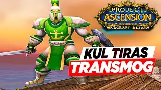 Kul Tiras Marine/Guard Transmog Guide in Ascension WoW l Green Footman!