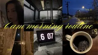 6AM MORNING ROUTINE (17 year old British college student) 