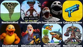 NEXBOTS IN PLAYGROUND MOD NEW UPDATE VERSION 12.9.7,Sandbox in Space,Nextbots Pixel,Nextbots Poppy..