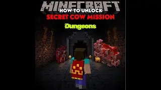 How to unlock the secret cow mission | minecraft dungeons