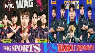 WAG SPORTS VS BRU SPORTS INTERNATIONAL LOBBY FIGHT 4 VS 4 #freefire #freefiresports 