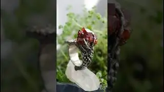 Ring vanadinite/ кольцо с камнем  ванадинит🥰