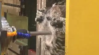 Deep hole drilling for heat exchange tube plate