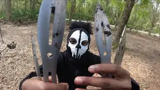 Throwing Knives and a Tomahawk