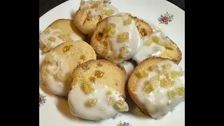 Glazed Ginger Citrus Shortbread Cookies