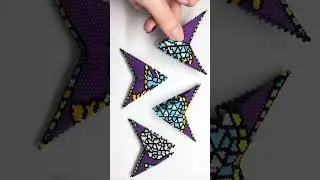 Peyote Stars Beading Patterns - Angel Beaded Star Seed Bead Ornament #beadwork