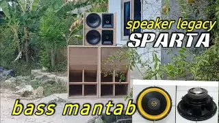 CEK SOUND BOX SUPALI 12 INCH, dengan speaker legacy sparta