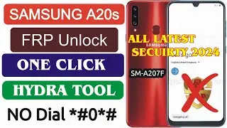 Samsung A20s SM-A207F Frp remove in EDL mode by Hydra Tool #@software-specialist
