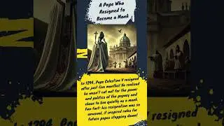 Pope that resigned #triviaworld #communityinsights #historyfacts