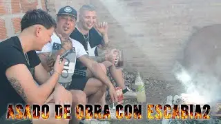 Asado de obra junto a ESCABIA2