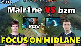 Malr1ne Magnus VS bzm Morphling | Focus on Midlane | 7.37e