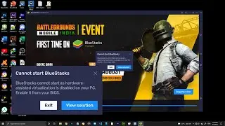 How to Enable hardware Virtualization Technology to Fix Bluestacks 5 Installation Error in hindi