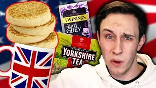 Spilling The Tea On Ethan! (CrankGameplays) | Showing An American How To Be British! - Master Tries