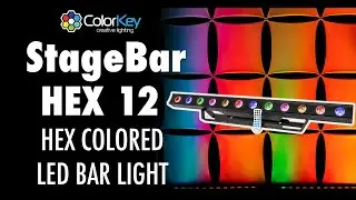 StageBar HEX 12 | Цветной светодиодный светильник HEX