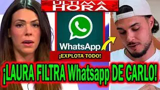 💥&iexcl;BOMBAZO! LAURA MATAMOROS FILTRA WHATSAPP DE CARLO COSTANZIA Y DEJA P&Aacute;LIDA A ALEJANDRA RUBIO