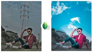 SNAPSEED BACKGROUND CHANGE PHOTO EDITING || SKY PHOTO EDITING ||STYLISH EDITING