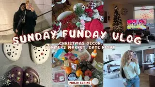 Видеоблог Sunday Funday: рождественский декор, фермерский рынок, свидание!