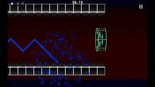Beating a super hard beat bounce level (wonder what's beat bounce? It means a roblox game)