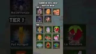 Tier 1 and 2 Showcase #roblox #plantsvsbrainrots