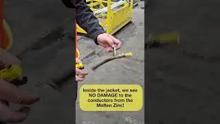 TPC industrial cable survives molten zinc!  #wiresandcables #electrical #durability