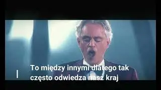 Андреа Бочелли в Польше, апрель 2026 года.