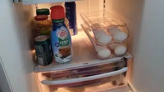 MesRosa Automatic Rolling Egg Holder for Fridge &ndash; 2-Tier Stackable Egg Organizer with Sturdy Lid
