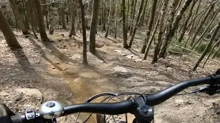 wharncliffe woods mtb First time down black runs (out my depth but still had fun) specialized levo