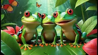 Milo and the Rainbow Frogs &ndash; Ribbit Dance! + More | Fun Frog Dance Rhyme for Kids