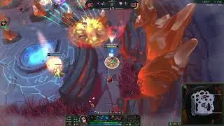 ashe insane kiting someone stand
