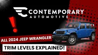 Всё, что вам нужно знать о комплектациях Jeep Wrangler 2024 года.