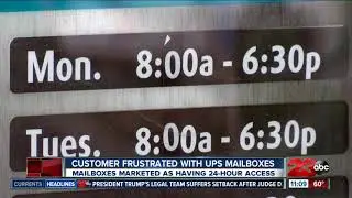 UPS Store Customer unhappy with the way store markets mailboxes