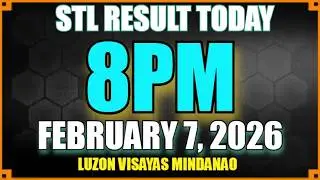 Stl Result Today [8pm MINDANAO FEBRUARY 7, 2026] Pcso Lotto