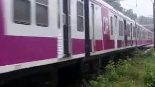 Mumbai Local for essential staff identified by State Govt. on run despite Mumbai rains in Mulund