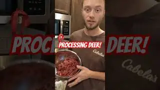 Processing deer meat! Grinder edition #shorts #deer #hunting