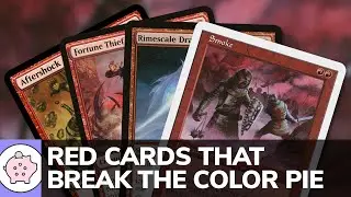 Red Cards that Break the Color Pie | EDH | Unique Cards | Magic the Gathering | Commander