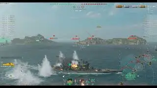 World of Warships 2026. T7 Duke of York. The Atlantic. T9 Battle.