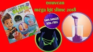 MEGA STICKY SLIME GLUANT 2018  ce nouveau kit est GENIAL 🤪