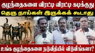 குழந்தைகள விரட்டி விரட்டி கடிக்குது | Street Dog Issue Public Byte | Cm M.K Stalin | Dog Issues