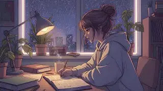 Late Night Study · Cozy Rain Lofi Beats to Focus, Relax & Sleep · 2 Hours 🎧