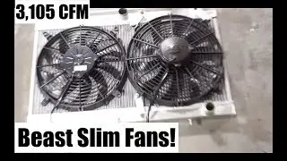 Best Aftermarket Slim Fans?? SPAL Slim Fans!!