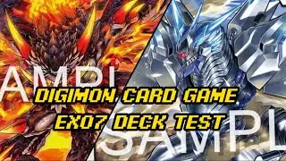 [DTCG]Digimon Card Game Metallicdramon/Volcanicdramon Ex07 Proxy Test