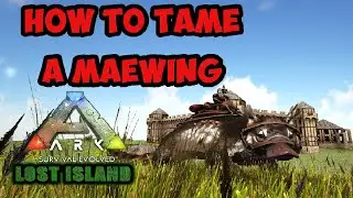 ARK SURVIVAL EVOLVED HOW TO TAME A MAEWING ON THE LOST ISLAND