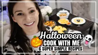 HALLOWEEN 2020 COOK WITH ME // Halloween Dinner Party Menu + Easy Halloween Themed Recipes