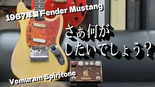 ＜ファン垂涎＞ビンテージ・ムスタングとVemuram Spiritoneの組み合わせって...あれだよね？ ～エフェクター レビュー編～