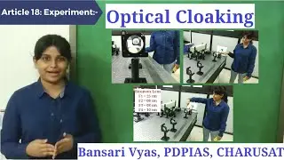Optical Cloaking | Rucha P. Desai | Department of Physical Sciences, PDPIAS, CHARUSAT, Changa