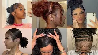 💖~Trendy Curly hairstyles//protective hairstyles compilation 🦋✨