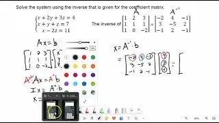CA 1050 3x3 with Inverse Matrix