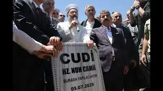 Diyanet İşleri Başkanı Erbaş, Cudi Dağı’nda öğle namazı kıldırdı