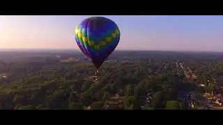 Canton Hot Air Balloon Launch Drone Footage 2018