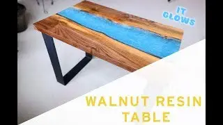 Walnut Glow Epoxy Resin Table Build Timelapse with Pro Marine Supplies